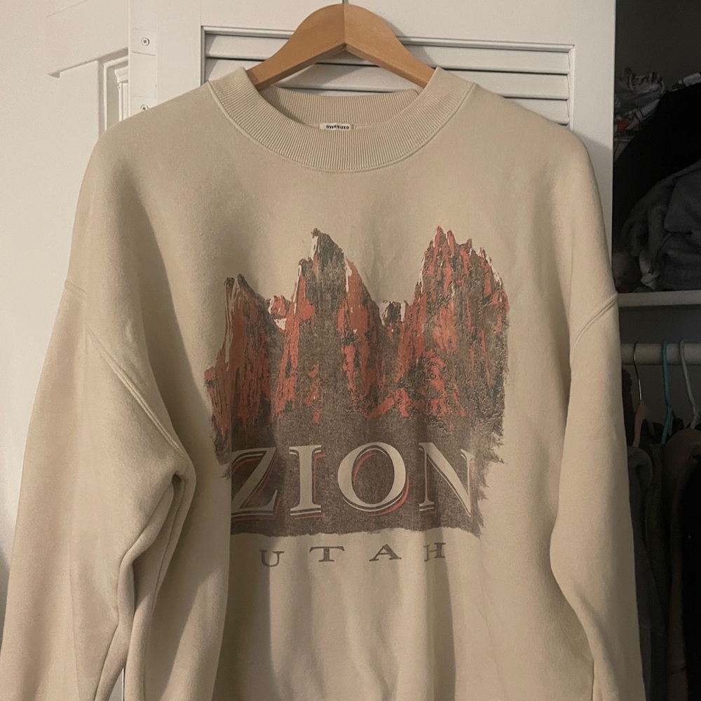 Abercrombie Zion oversized crewneck